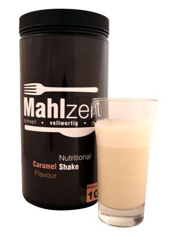 Mahlzeit - Caramel mit Shake