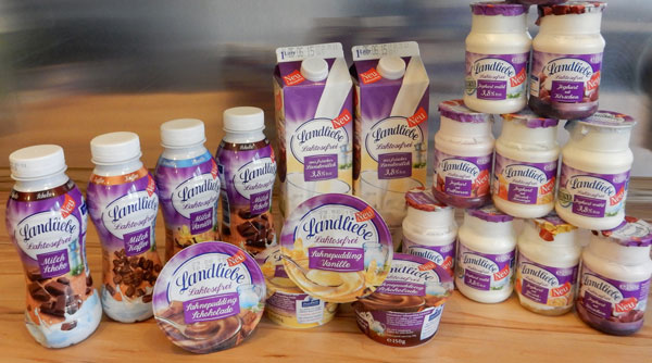 Laktosefreie Produkte mit Landliebe Qualitäts-Garantie